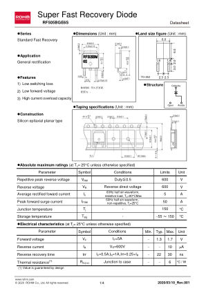 RF505BGE6S 数据手册首页