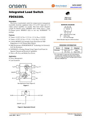FDC6330L 数据手册首页