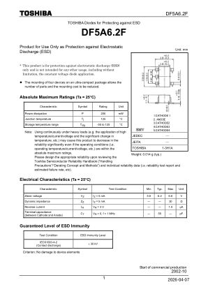 DF5A6.2F 数据手册首页