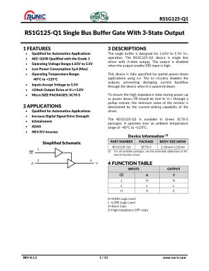 RS1G125-Q1 datasheet cover page