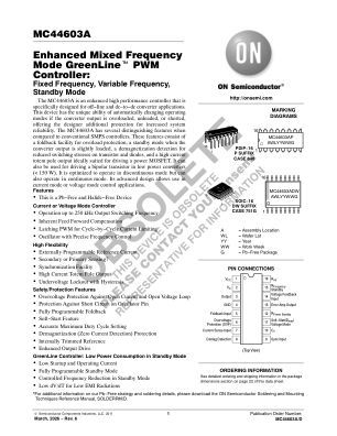 MC44603A datasheet cover page