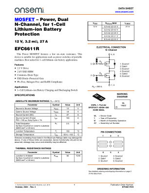 EFC6611R 数据手册首页