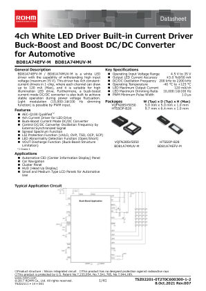 BD81A74EFV-M datasheet cover page