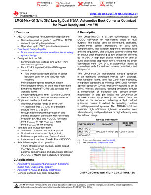 LMQ644A2-Q1 datasheet cover page