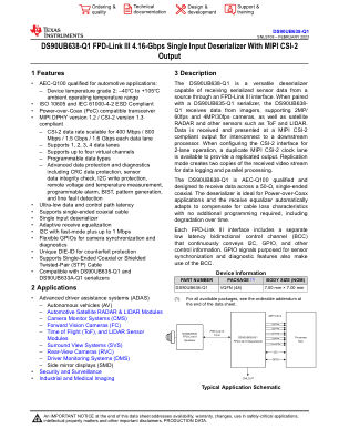 DS90UB638-Q1 datasheet cover page