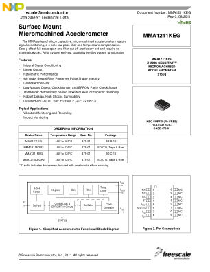 MMA1211KEG datasheet cover page