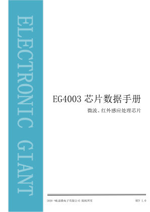 EG4003 数据手册首页