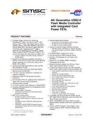 USB2228-NU-03 datasheet cover page