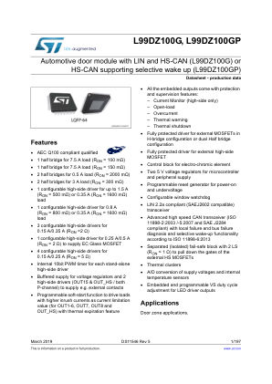 L99DZ100G datasheet cover page