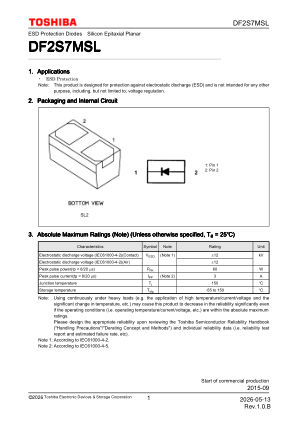 DF2S7MSL 数据手册首页