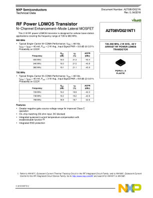 A2T08VD021N 数据手册首页