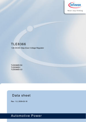 TLE8366 datasheet cover page