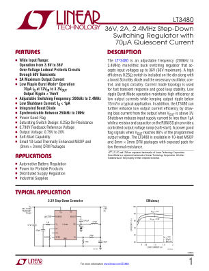 3480FE datasheet cover page