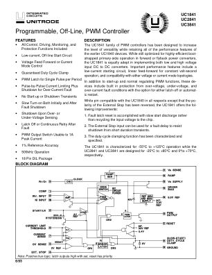 UC3841 datasheet cover page