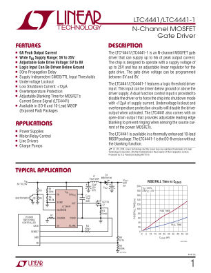 44411FA datasheet cover page