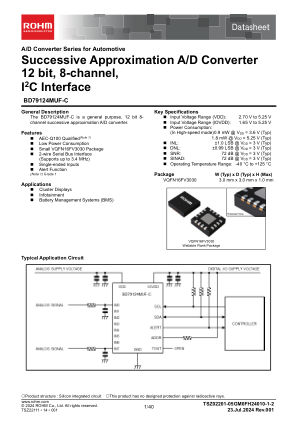 BD79124MUF-C 数据手册首页