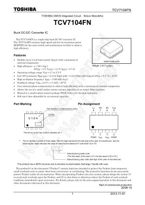 TCV7104FN 数据手册首页