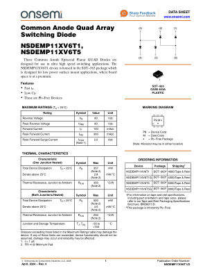 NSDEMP11XV6T1 数据手册首页