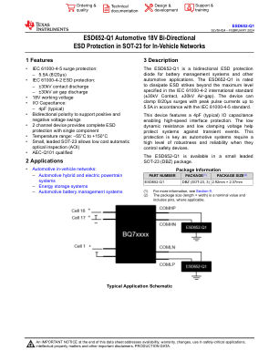 ESD652-Q1 数据手册首页