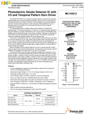 MC145012 datasheet cover page
