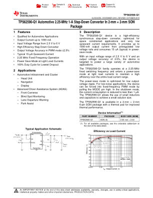 TPS62590-Q1 datasheet cover page