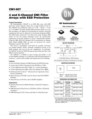 CM1407 datasheet cover page