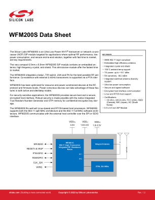 WFM200S022XNN3 数据手册首页