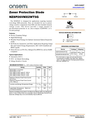 NZ8P26VMX2 数据手册首页
