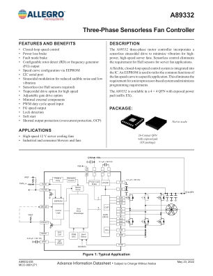 A89332 datasheet cover page