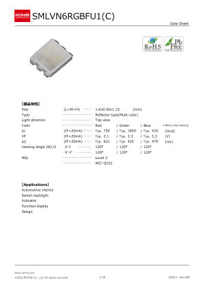 SMLVN6RGBFU 数据手册首页
