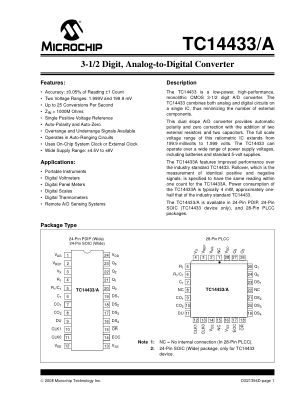 TC14433COG 数据手册首页