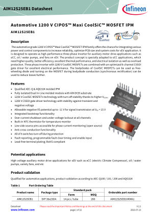 AIM12S25EB1 datasheet cover page