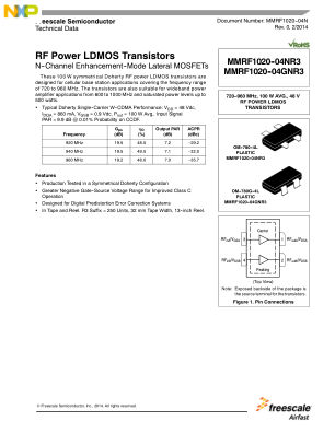 MMRF1020-04N 数据手册首页