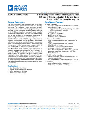 MAX77642-MAX77643 datasheet cover page