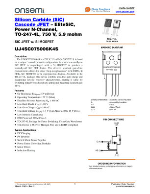 UJ4SC075006K4S 数据手册首页