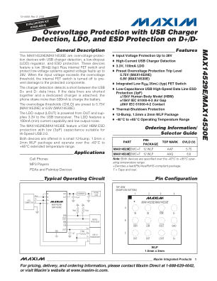 MAX14529E-MAX14530E datasheet cover page