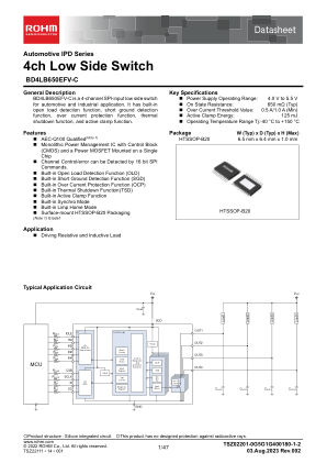 BD4LB650EFV-C 数据手册首页