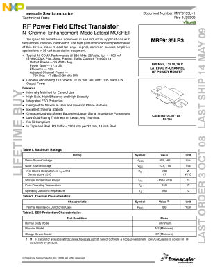 MRF9135L-1 数据手册首页