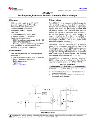 AMC23C10 datasheet cover page