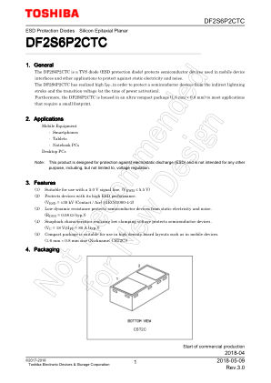 DF2S6P2CTC 数据手册首页