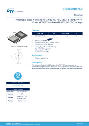 STLD257N4F7AG 数据手册首页