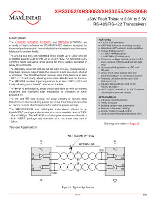 XR33053 datasheet cover page