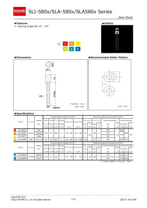 SLA580BNT 数据手册首页