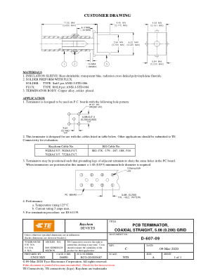 D-607-09CS764 数据手册首页