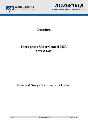MCU-DS-26-EU 数据手册首页