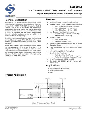 SQ52912 datasheet cover page