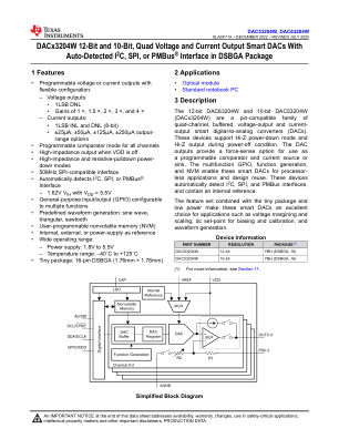 DAC63204W 数据手册首页