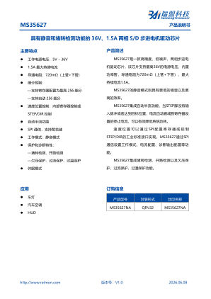 MS35627 datasheet cover page