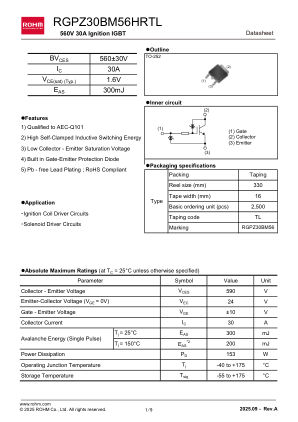 RGPZ30BM56HR 数据手册首页