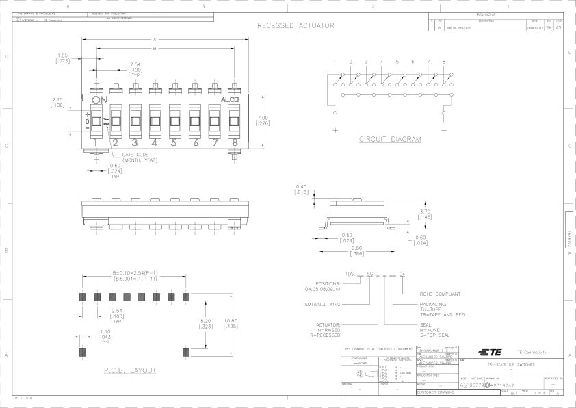 TDS04SGNNTU04 datasheet cover page